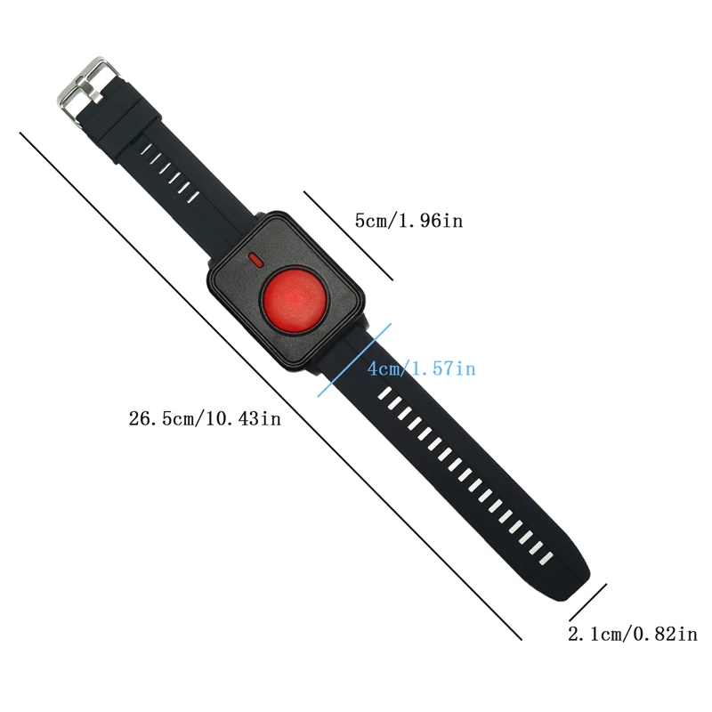 Y呼び出す-高齢者および無効な人のためのワイヤレス時計ポケットベル、呼び出しシステム、1レシーバー、4つの呼び出しボタン