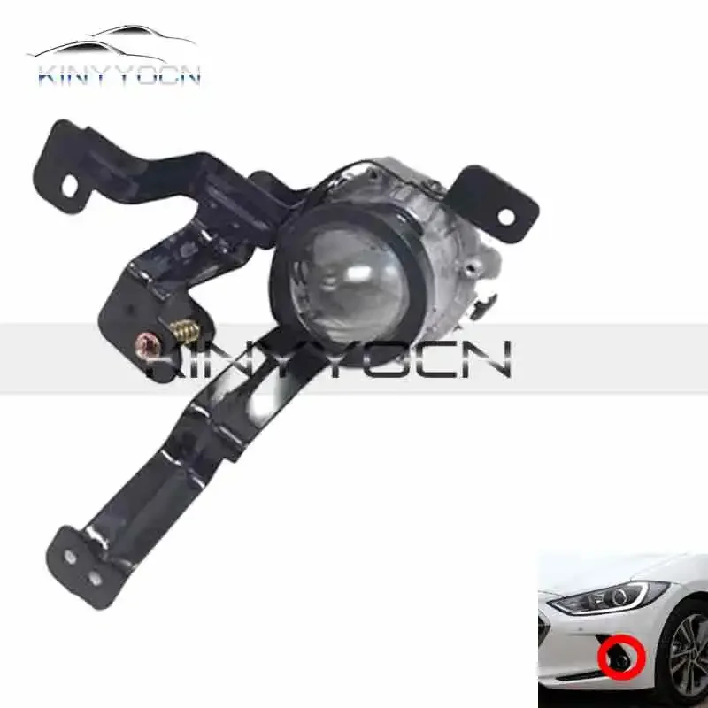 For Hyundai Elantra Avante 2016 17 18 Front Bumper Fog Light Foglight Fog Lamp Foglamp DRL Day Running Lamp Headlight