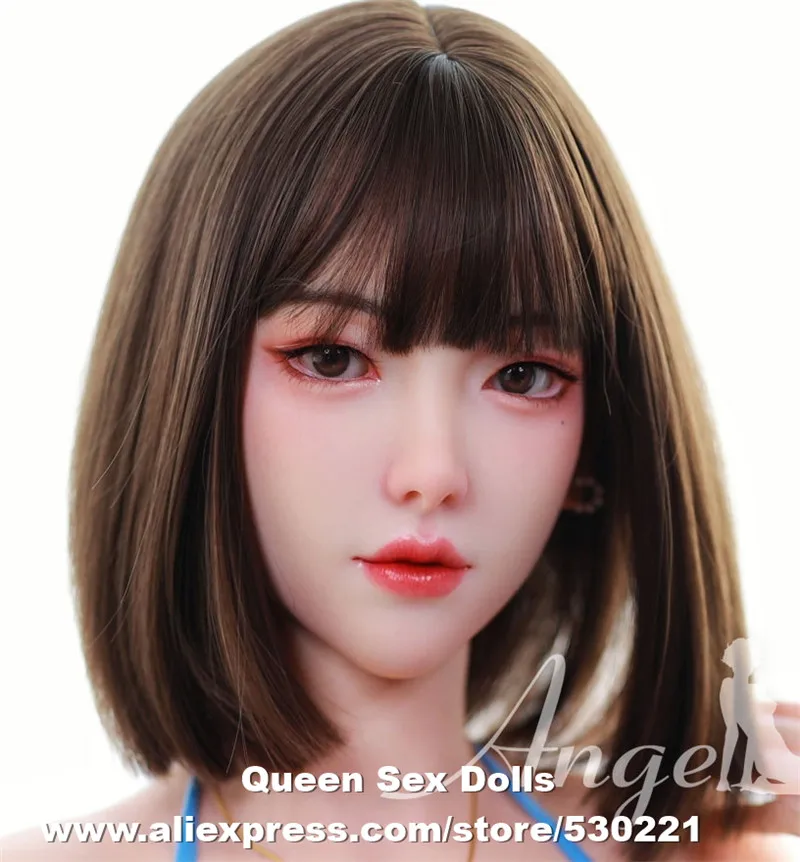 

WMDOLL Top Quality Implanted Eyebrow Real Silicone Sex Doll Head For Full Size Adult Dolls Mannequin Fit 145cm to 175cm