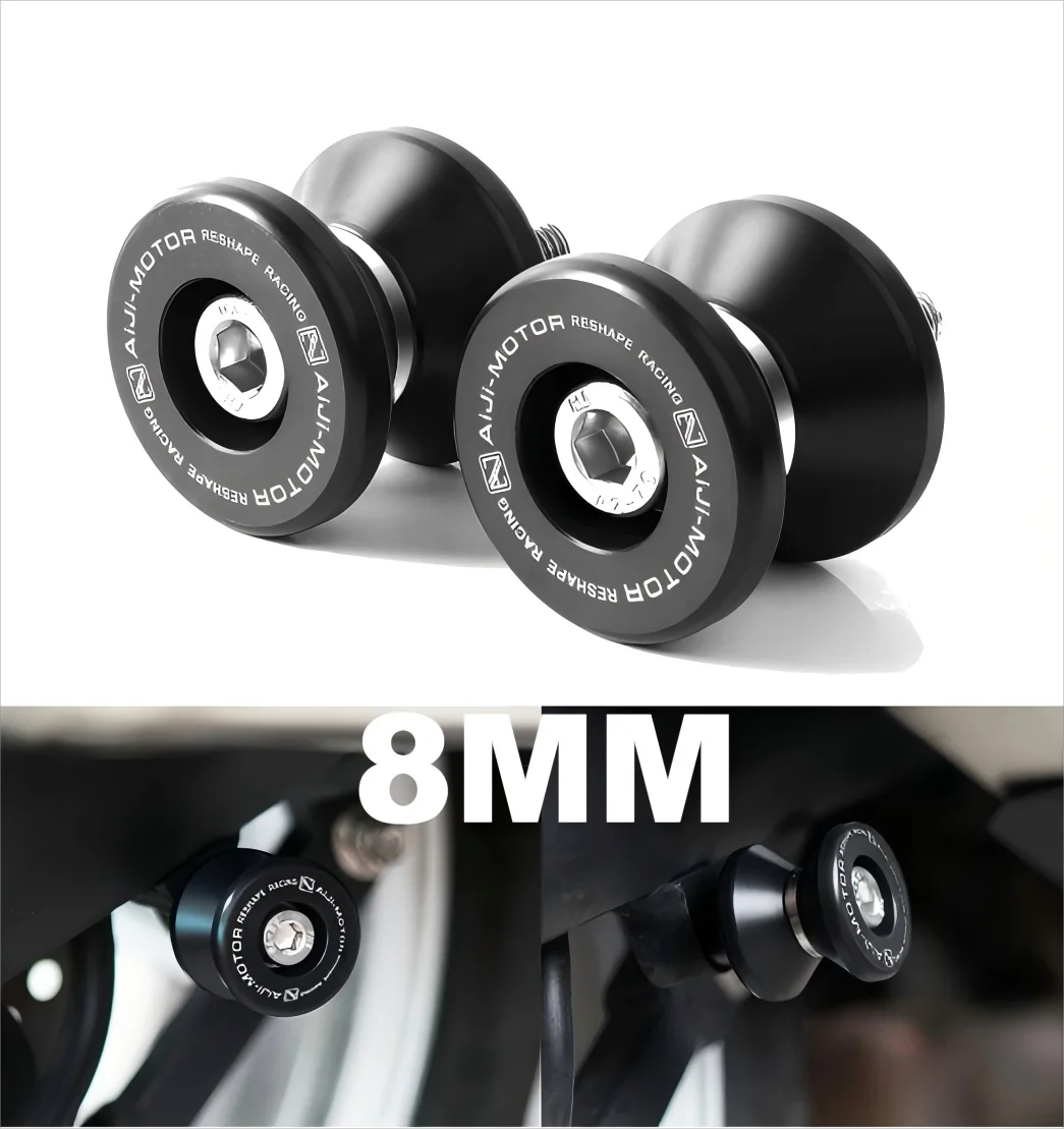 

8MM Motorcycle Swingarm Spools Sliders for BMW S1000RR/R/XR HP4 M1000R/RR | Paddock Stand Bobbins | Durable Bike Accessories