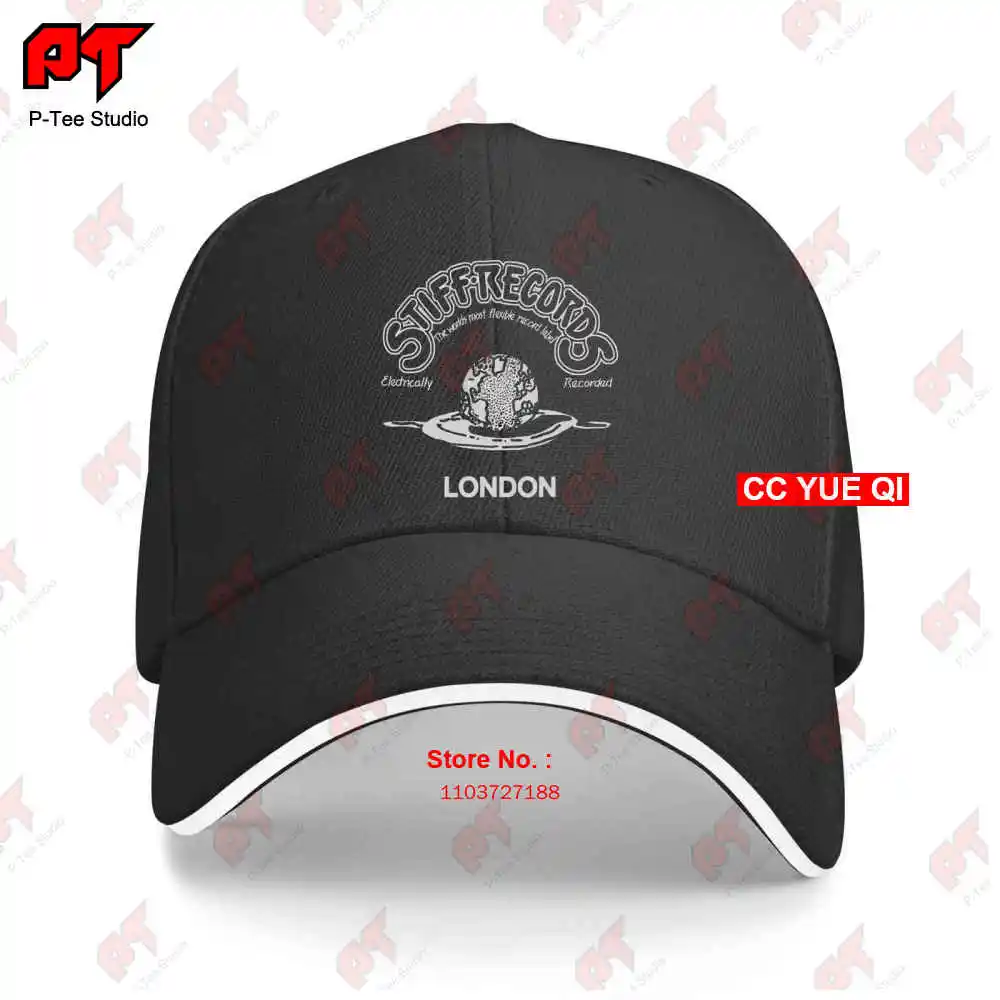 Stiff Records Electrically Recorded Baseball Caps Truck Cap 43OQ