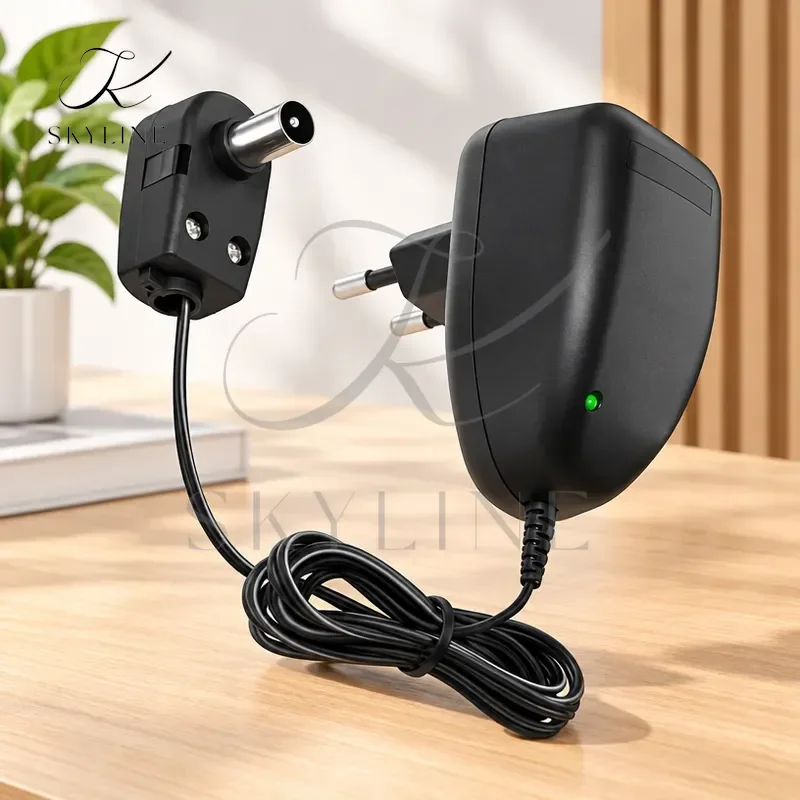 2Pcs TV Antenna Amplifier Power Supply Adapter 12V 100mA For Digital HDTV Signal Booster Receiver Indoor Outdoor Aerial