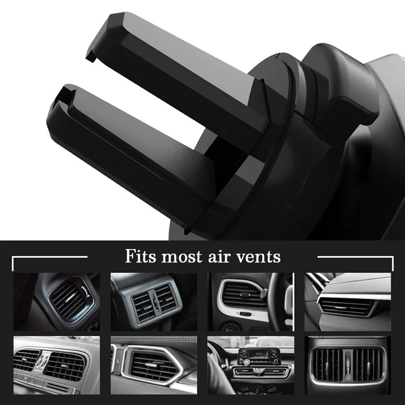 Gravity ABS Vehicle GPS Mobile Phone Holder Car Accessories For Audi A7 A3 A4 A6 A5 Q5 A1 Q7 Q3 Q4 TT SQ5 RSQ3 RSQ8 S3 S4 RS5 RS