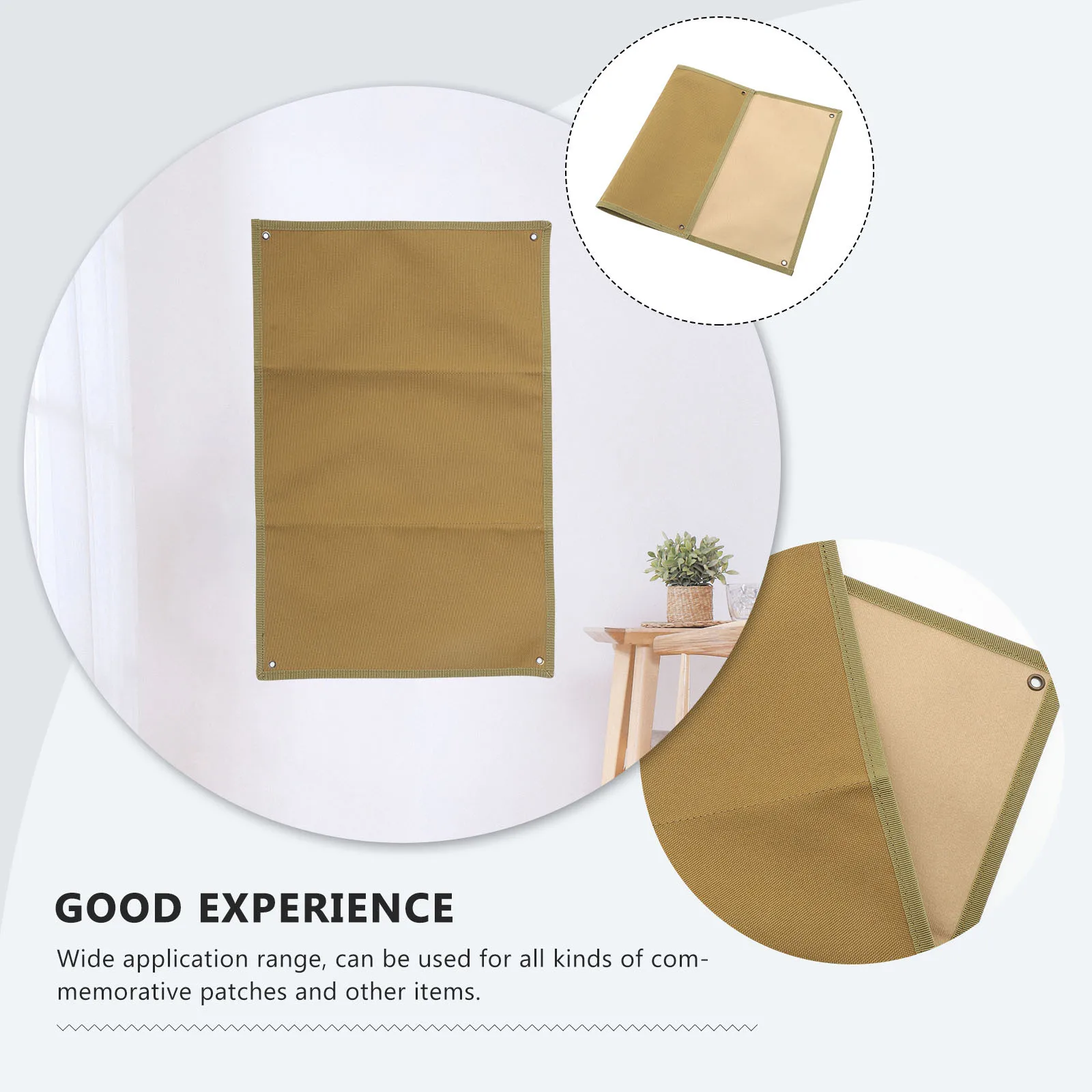 

1pcs Arm Thick Sealed Collecting Badge Cloth For Diy Military Pendant Display Storage Armband Holder Decorative Patch