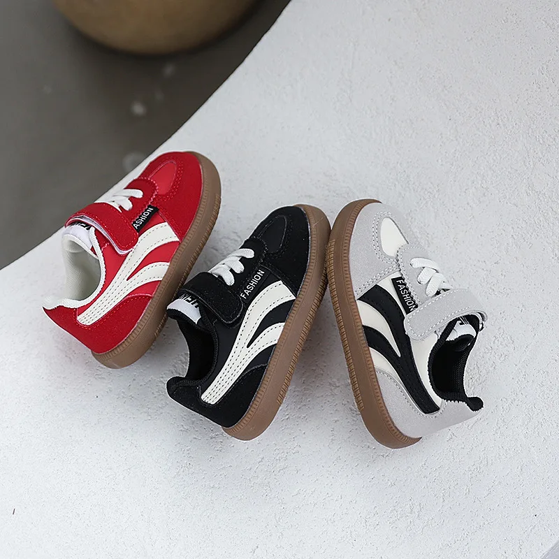 

Модная обувь для девочек, осень 2024, новые детские кроссовки, удобная обувь для мальчиков с мягкой подошвой, простая универсальная повседневная обувь для девочек, Zapatillas