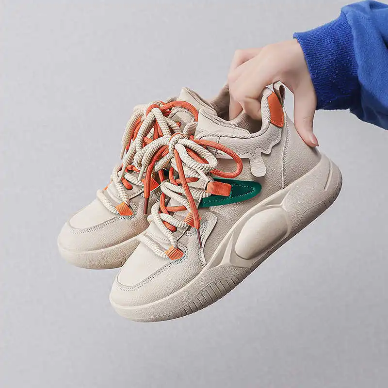 

Осенние кроссовки In The Forest, осенние вулканизированные женские туфли на плоской подошве, белые туфли, женские спортивные кроссовки высокого качества, новое поступление, становая тяга