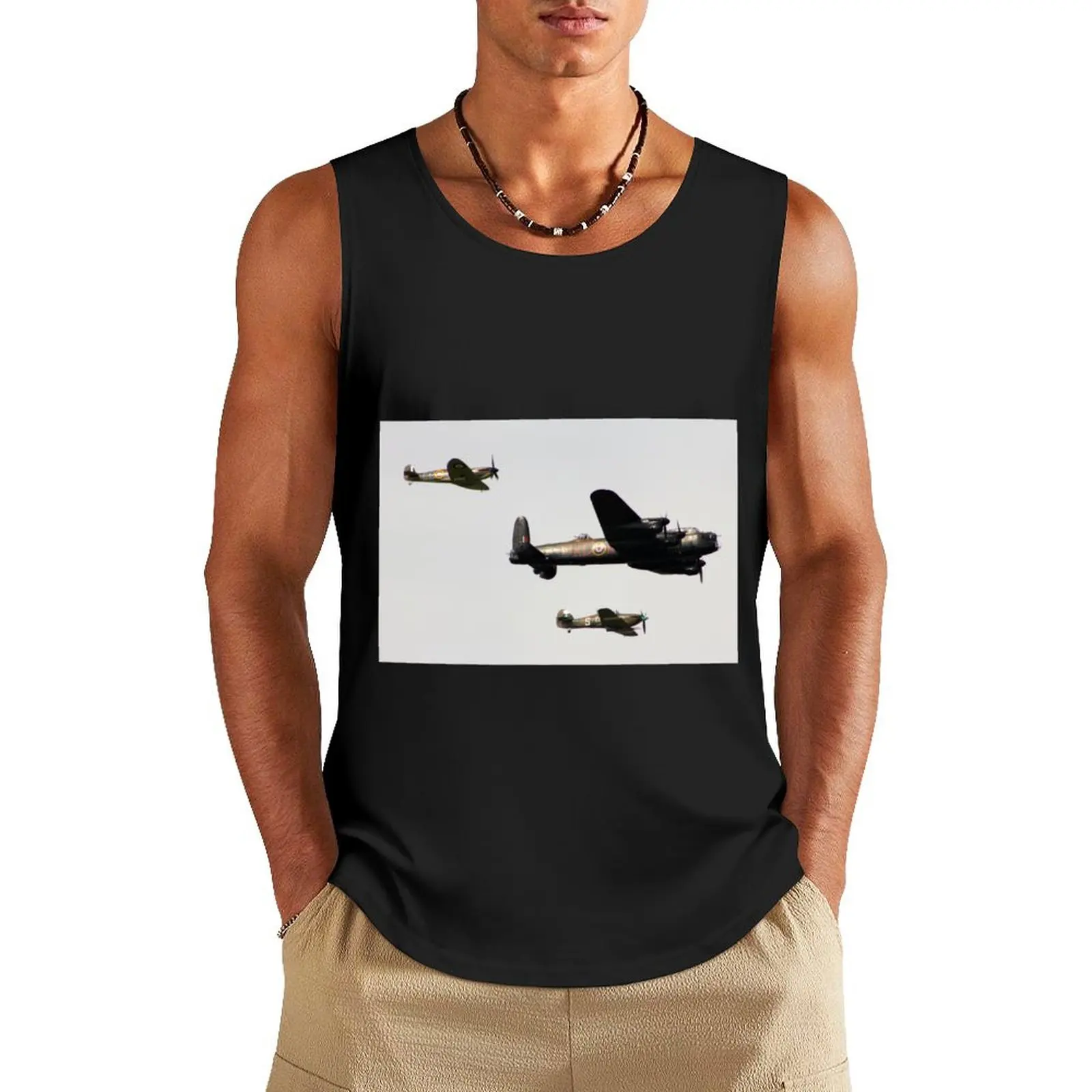 Battle of Britain Memorial Flight Tank Top sleeveless t-shirts for men Muscle fit summer Men's tops