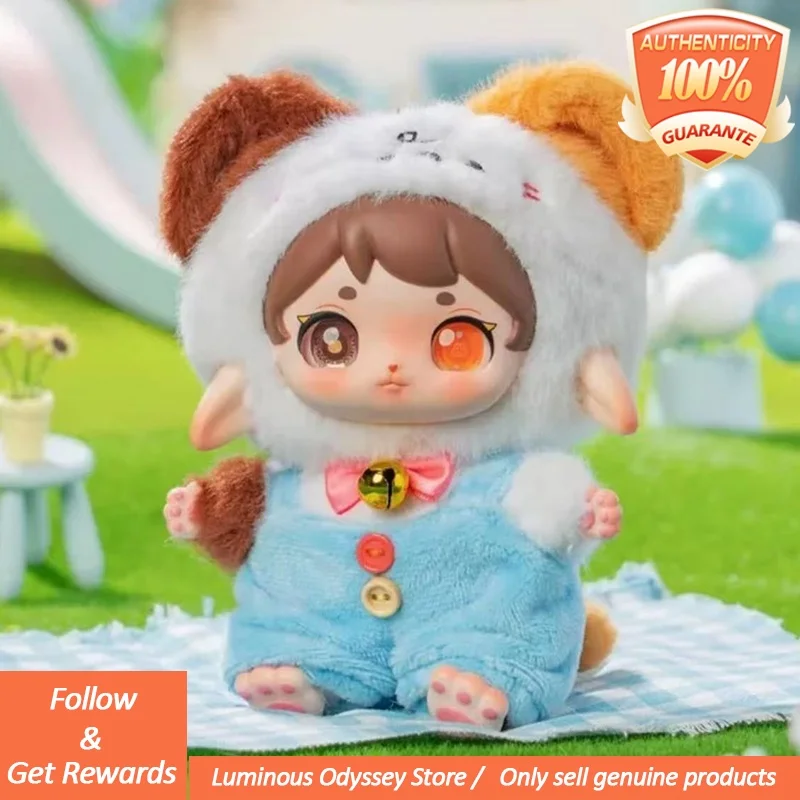 

Genuine Ruby Happy Fluffy Series Plush Toy Blind Box Cute Girl Doll Figurine Model Surprise Birthday Gift Trendy Pendant