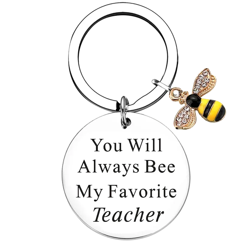 Best Teacher Appreciation Gifts Keychain Art Teachers Thank You Key Chain Pendant Jewelry National Teacher Appreciation Week