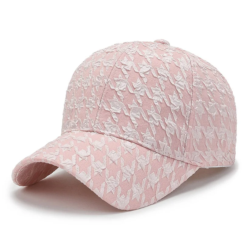 Hat Women\'s Baseball Cap for Female Spring and Summer Sticky Flower Trucker Hat Breathable Fashion Sports Golf Luxury Brand