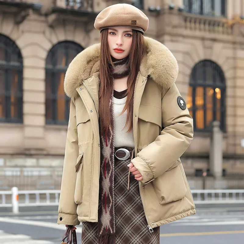 Women's Models Fairy Winter Fall Top Coat Coat Cotton Jacket Padded Thickened Overcoat Warm Retro Fashion Versatile Soft New
