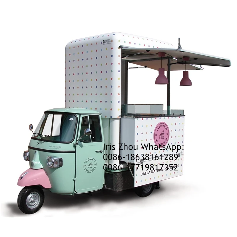 Most Beautiful Designs Piaggio Mobile Bar Piaggiao Ape Food Truck For Sale USA