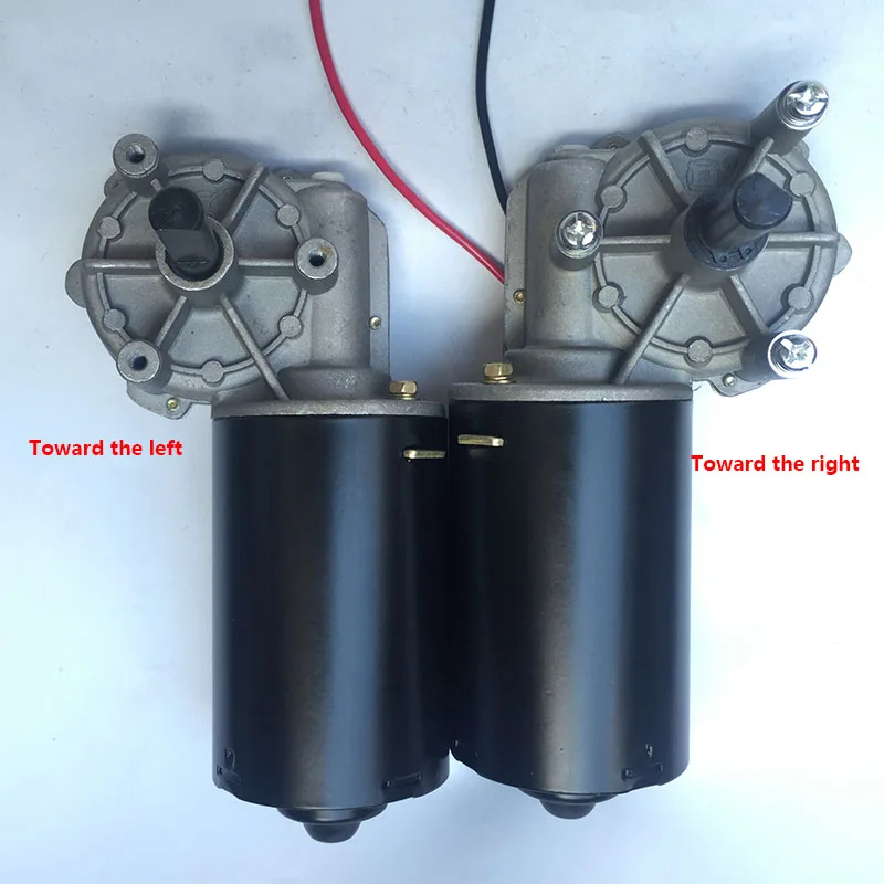 หนอนเกียร์มอเตอร์ 24V 80W90W100W Turbine Dc ลดทองแดง Turbine Rolling Gate