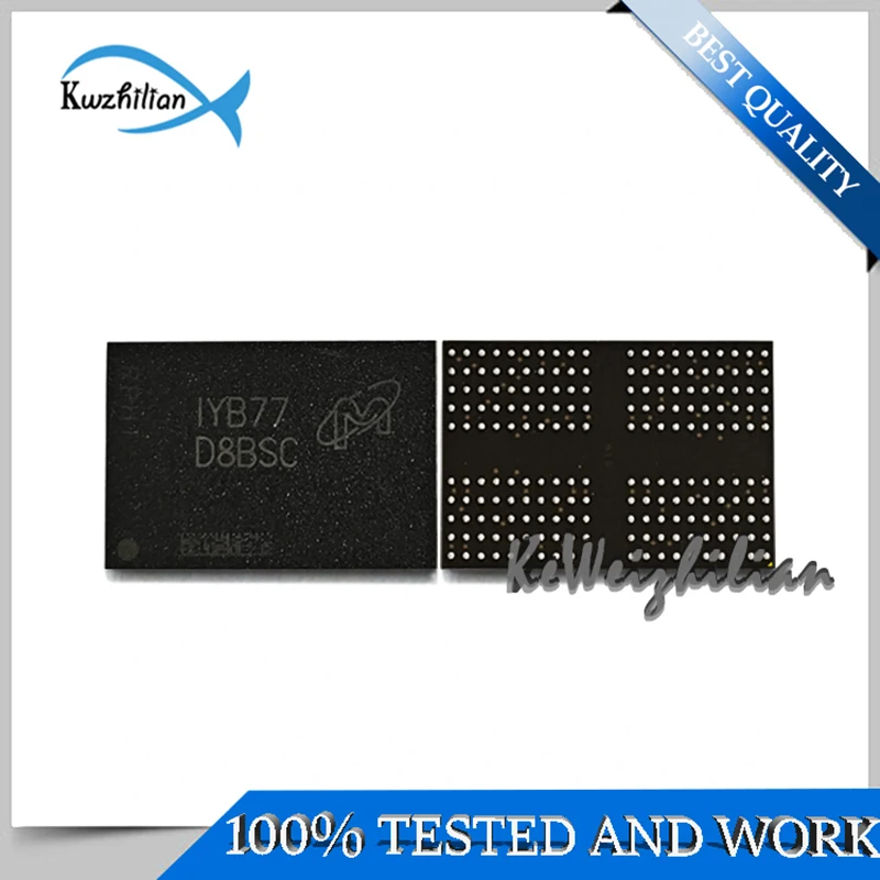 100% New original  D8BSC  4GB  200FBGA  MT53E1G32D2NP-046 WT:B  LPDDR4X 4266Mbps  Running memory  Flash particles  chips  IC