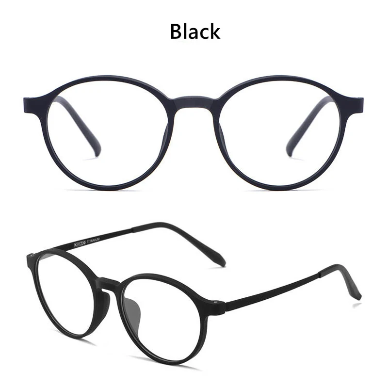 Progressive photochrome Lesebrille aus Titan, Unisex, Multifokus, Anti-Blaulicht-Business-Brille, runder TR90-Rahmen – Detail 13