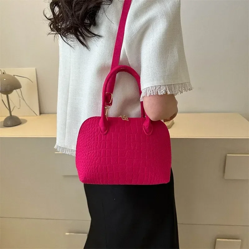 Leisure Commuter Crossbody Bag for Women Shell Bag 2024 Spring New Fashion Simple Handbag Shoulder Bag Women Purse Сумка Женская