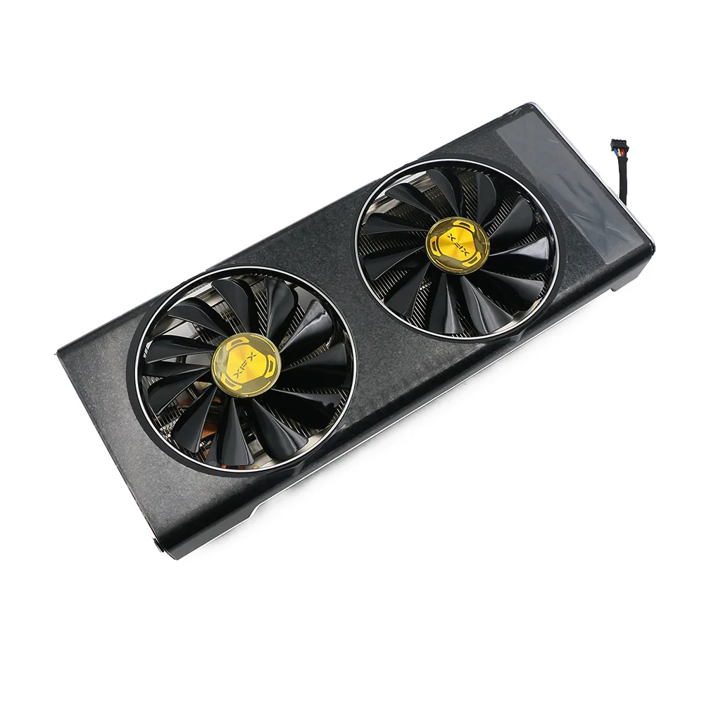 Imagem -03 - Ventilador Gpu para Xfx Radeon Placa de Vídeo Dissipador de Calor Fdc10u12s9-c Cf1010u12s rx 5700xt Rx57xt86od Rx5700 5700 xt Thicc ii