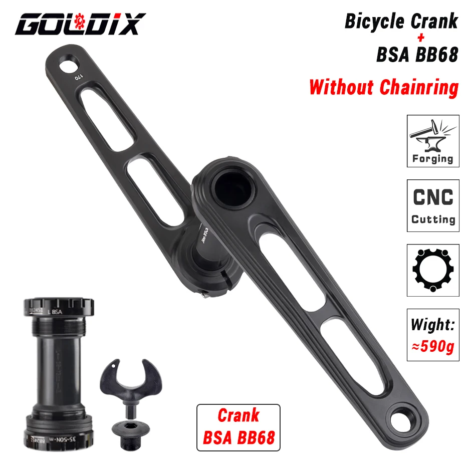 Godx-超軽量ロードバイククランクアーム,Bsa bb92,MTB,クランク,170