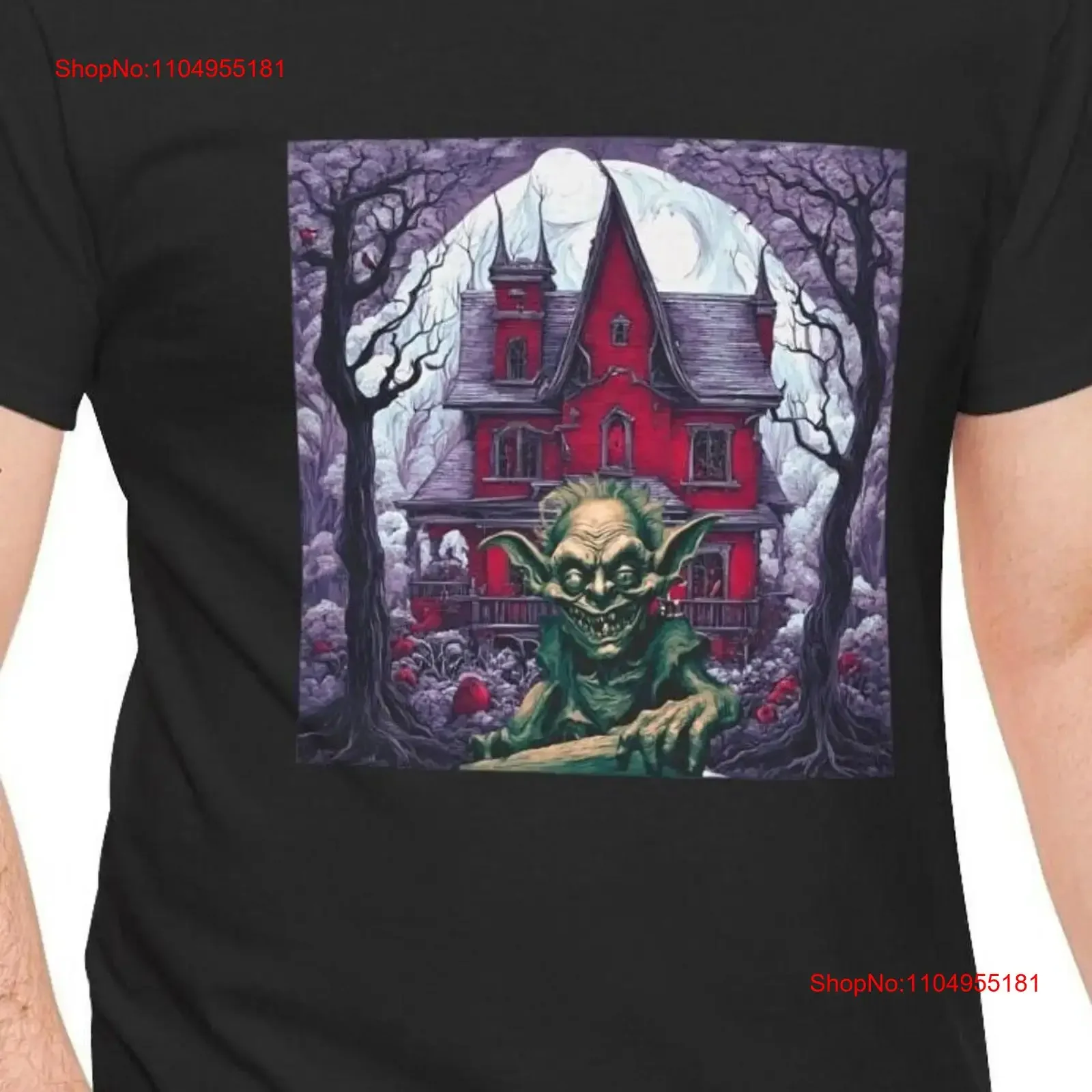 

Футболка унисекс из плотного хлопка с гоблином и демоном DTG с принтом уникального дизайна, оригинальная привлекательная техника печати, винтажная стираная