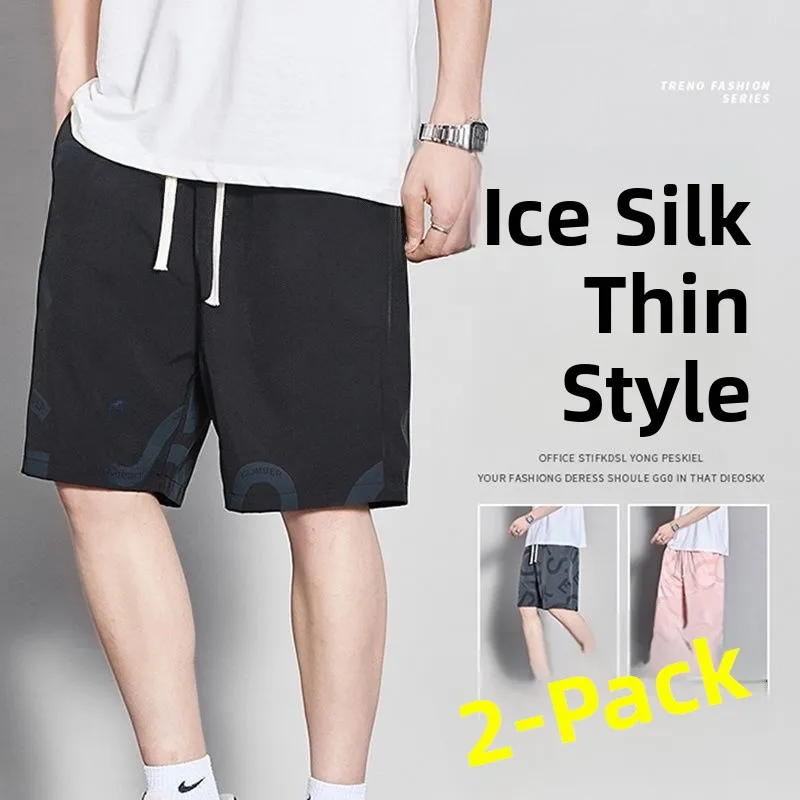 

Мужская спортивная повседневная свободная посадка, американская баскетбольная одежда, модная городская одежда, летнее новое поступление, износостойкая с принтом