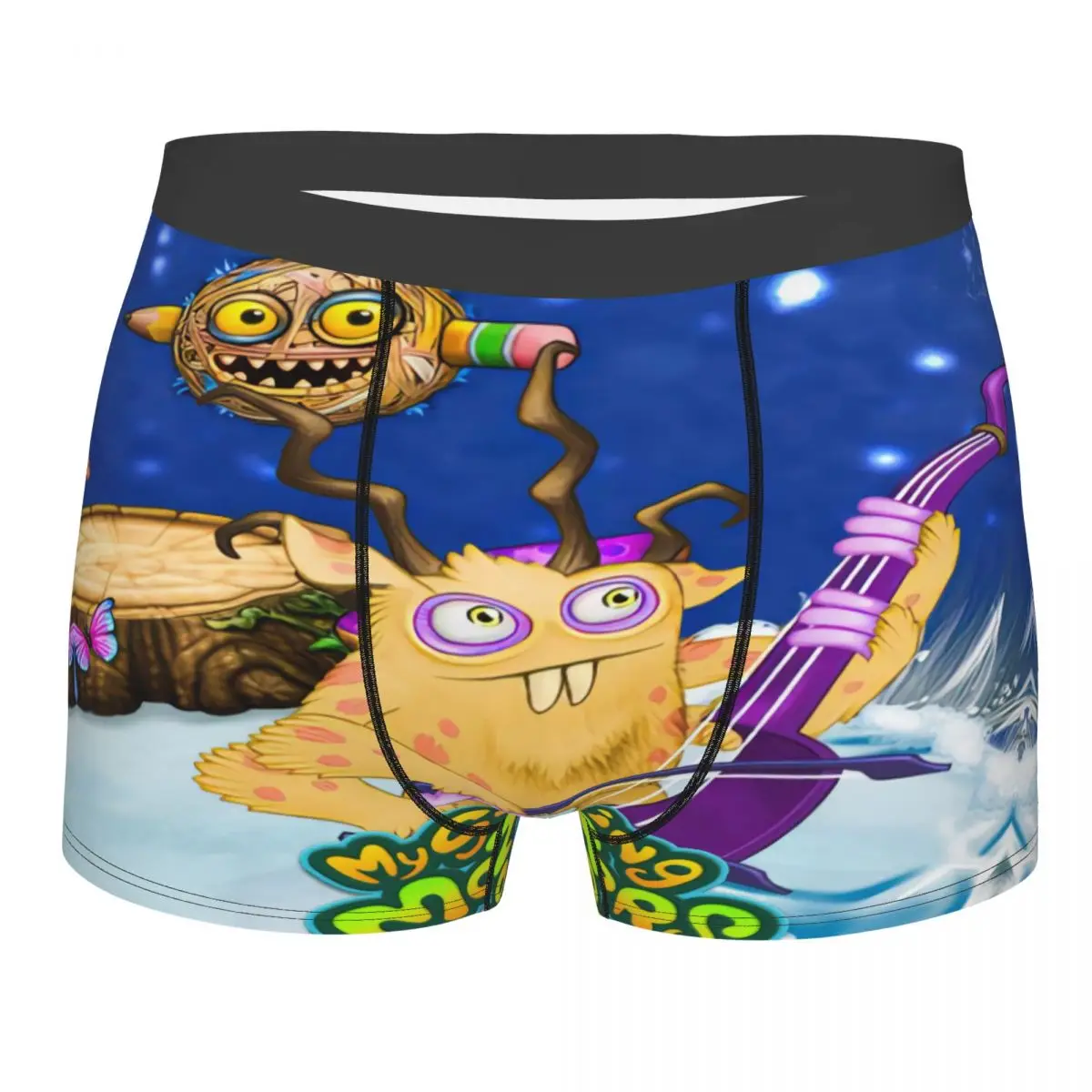 Custom Male Novelty My Singing Monsters Video Games Underwear Boxer Briefs Breathable Shorts Panties Underpants