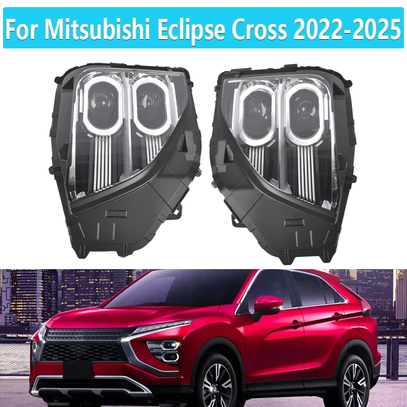 For Mitsubishi Eclipse Cross 2022-2025 US Version LED Headlight High-end Plug and Play Car Headlmap Assy 26060W270P 26010W270P