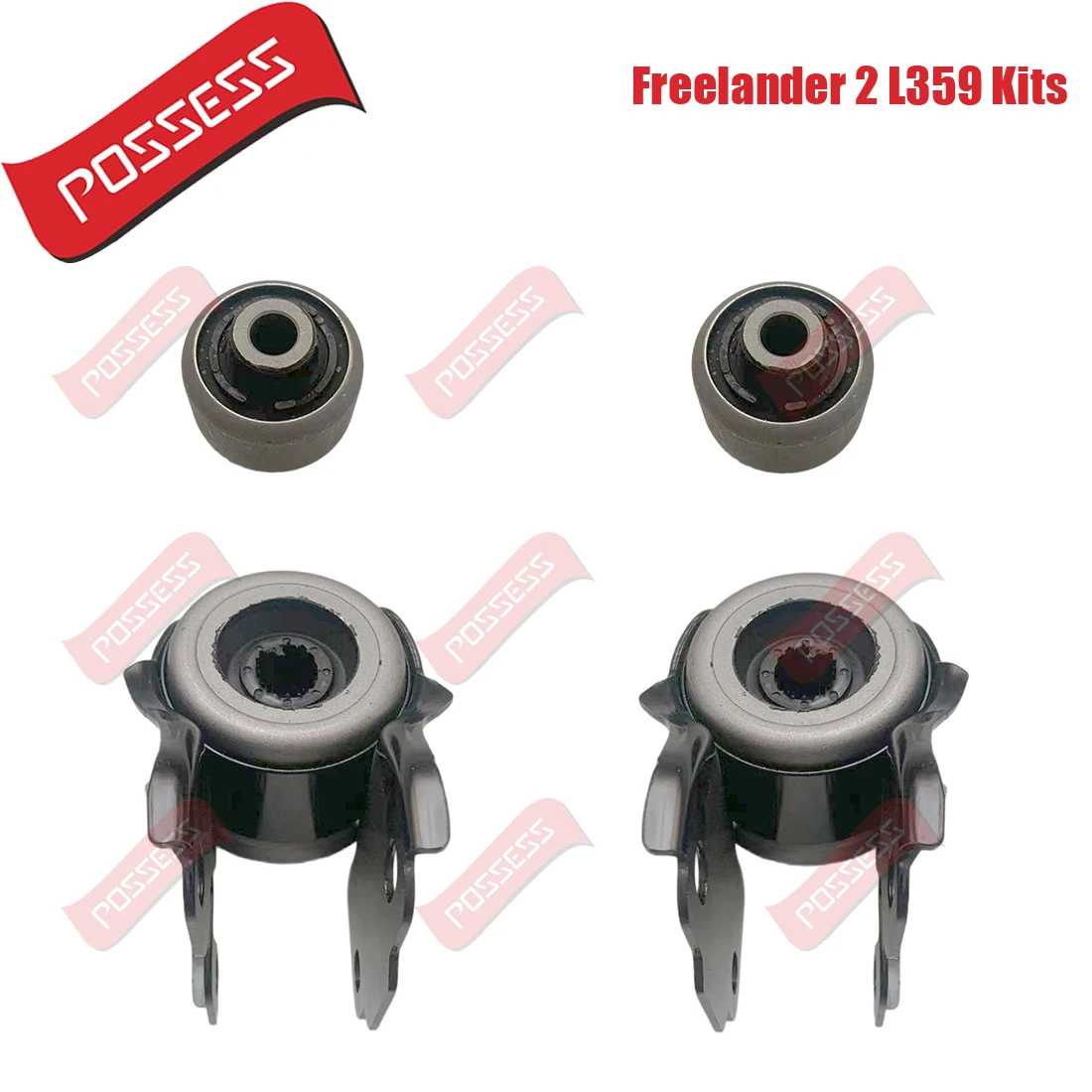 

4 Pieces Front Lower Suspension Control Arm Bushing Kits For Land Rover Freelander 2 L359 2006-/ LR007206 LR002625