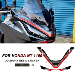 NT 1100 3D Epoxy Resin Sticker Kit decalcomanie motorcycle Accessories Protection FOR Honda NT 1100 sticker 2022-2023