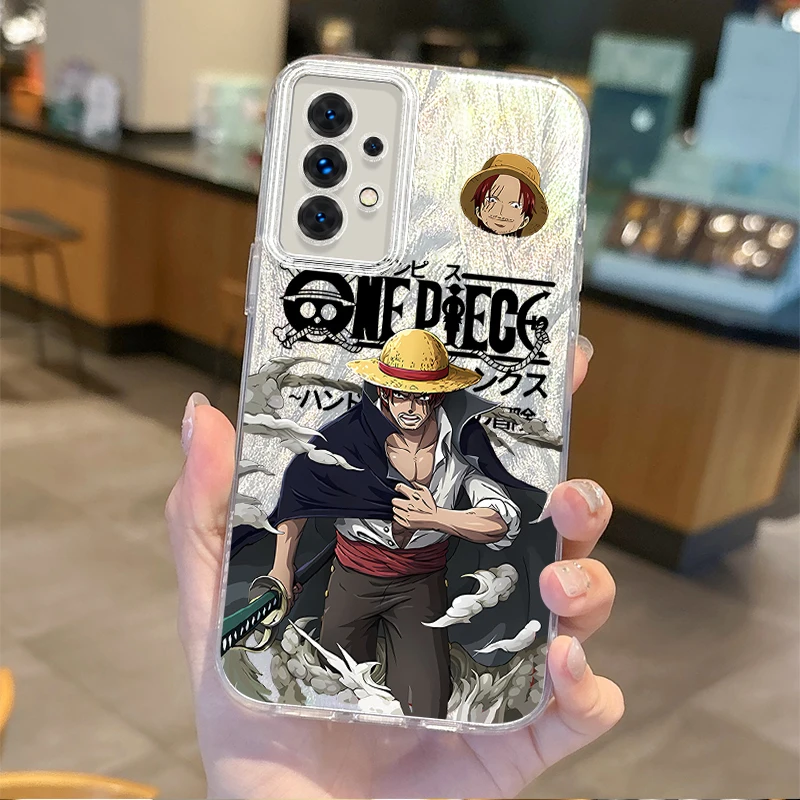 Anime O-One Pieces Phone Case For Samsung Galaxy S25 S24 S23 S22 S21 Plus Ultra S24 FE A73 A72 A55 A54 A53 Hard Shockproof Cover