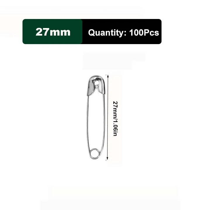 Rust Resistant Safety Pins for DIY Crafts