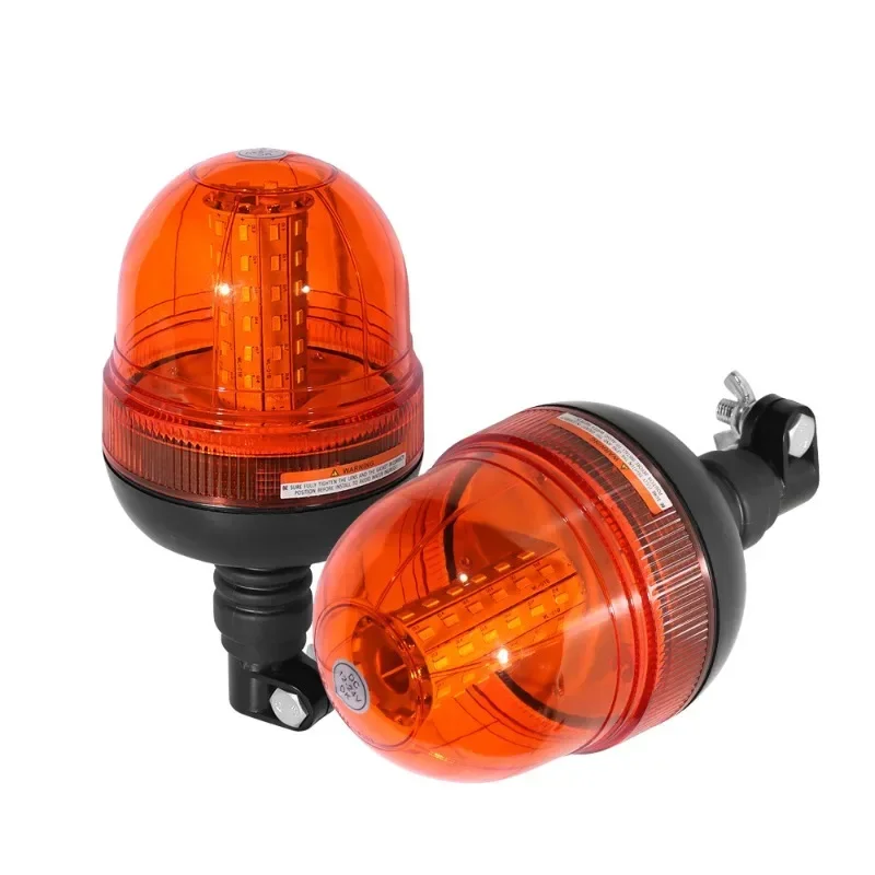 12V 24V LED Faro per trattore Luce rotante Faro rotante Avvertimento lampeggiante Luce stroboscopica di emergenza Lampada di segnalazione Camion Auto