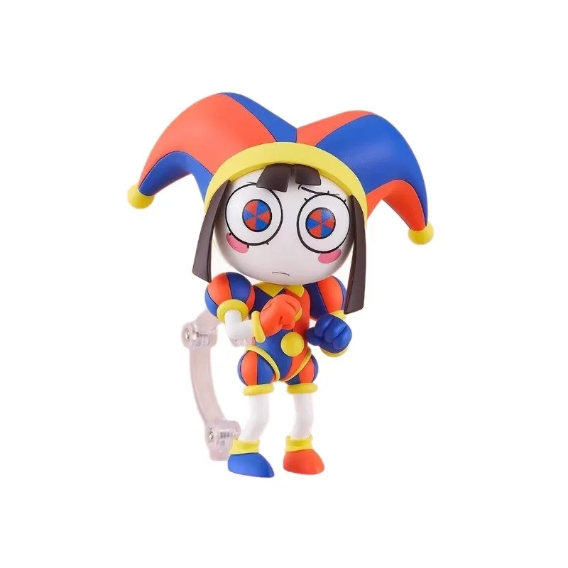 Q Version 2583 The Amazing Digital Circus Pomni Chibi Figure Interchangeable Face Posable Collectible Desktop Ornament Gift view 6