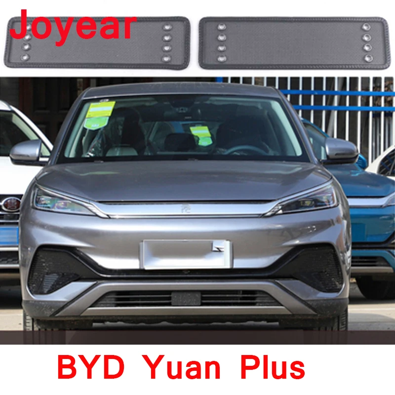 For BYD Atto 3 Yuan Plus EV 2021-2022 Car Special Metal Aluminum Anti-scratch Durable Racing Grills Decorative Accessories