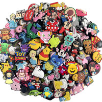 Random 10/20/30/50Pcs Potdemiel Series Shoe Charms For Sandals, Premium Quality Shoe DIY Decorations Accessories Christmas Gift