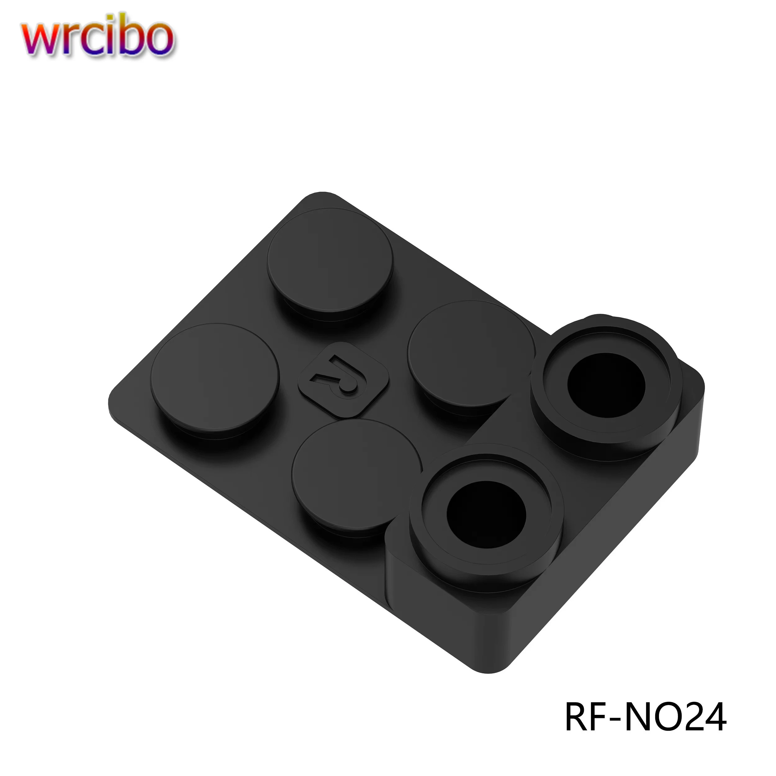 

RF4 RF-NO24 Держатель насадки для термофена 6 прецизионных разделенных слотов Противоскользящая конструкция, используемая для инструмента для хранения сварочных насадок для печатных плат