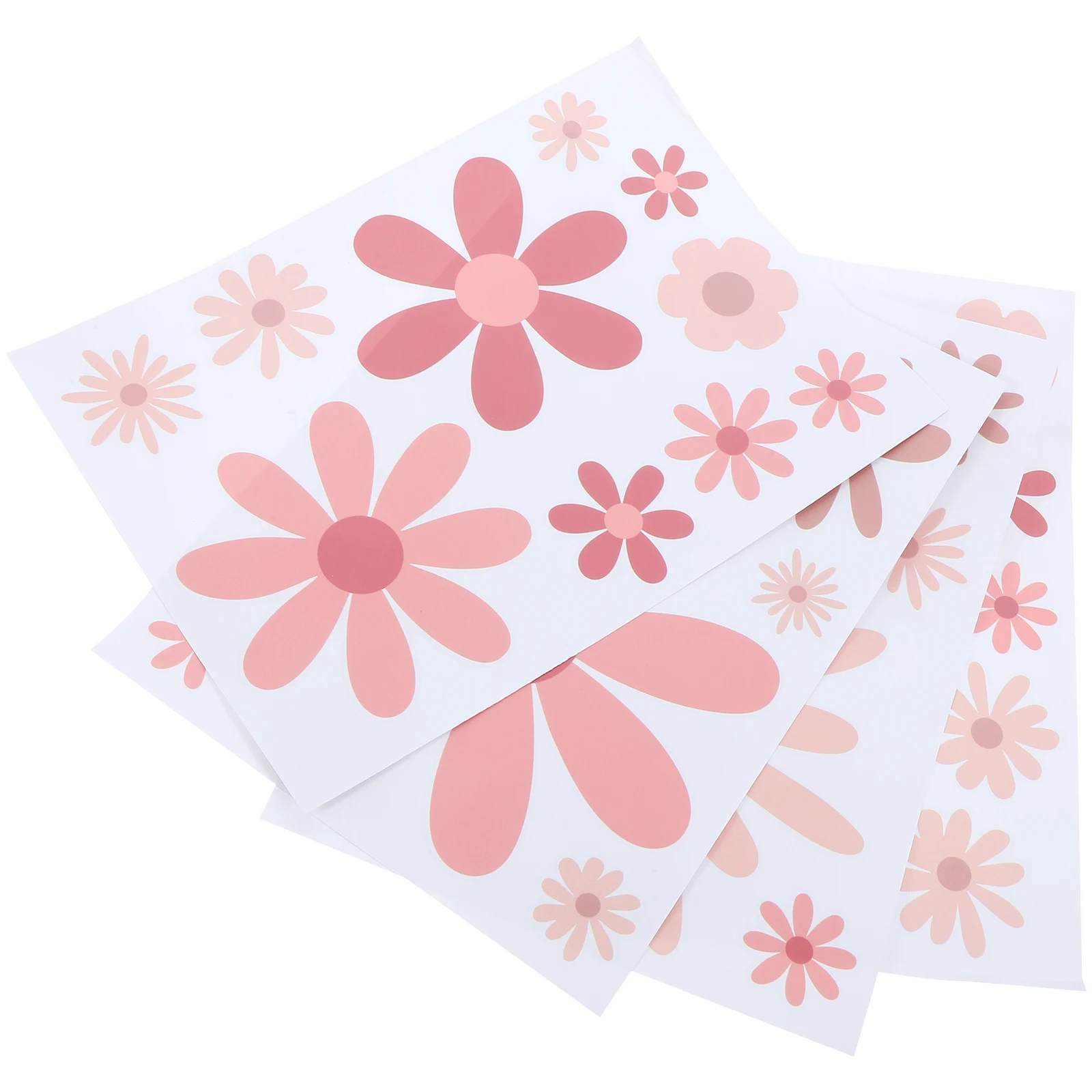 

4pcs UV Cup Wrap Transfers Sticker Waterproof Glass Mug Rub on Decal Cute Floral Design DIY Transfer Craft Supplies for Cup