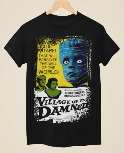 Village of the Damned (1960) - Movie Poster inspired Unisex Black T-Shirt