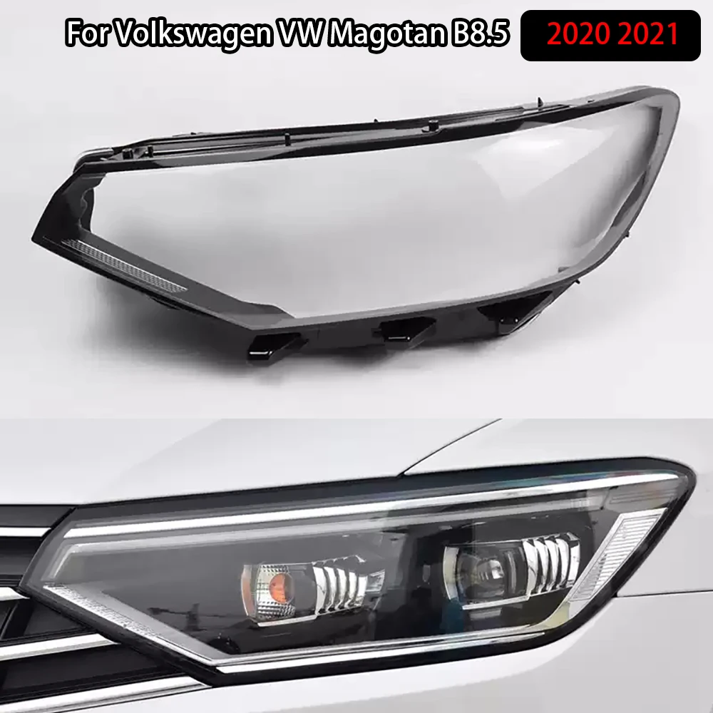 

For Volkswagen VW Magotan B8.5 2020 2021 Headlamp Cover Transparent Headlight Shell Lens Plexiglass Auto Replacement Parts