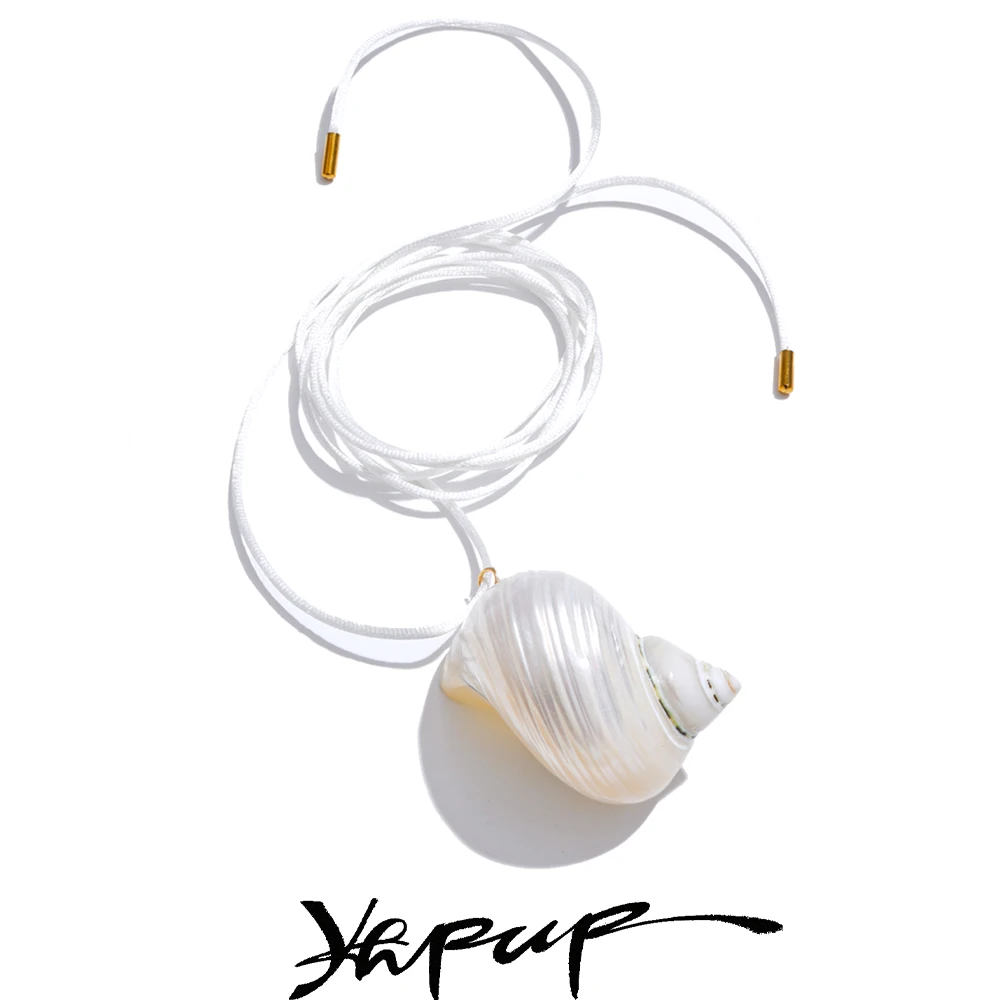 Yhpup 1Pc Shoelace White Rope Shell Charm Pendant Canvas Casual Shoes Laces DIY Wear Jewelry Accessories 2025