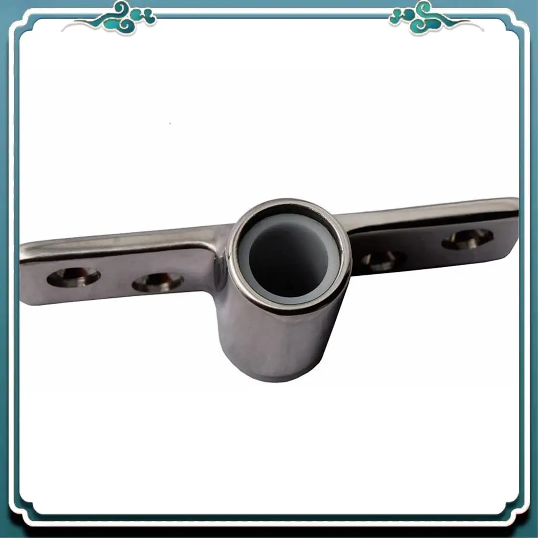 Reliable 2 Pcs Boat 316 Stainless Steel Oar Lock Socket Side Mount Rowlock Socket