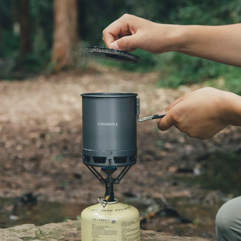 Fire-Maple G3 Petrel Ultralight Pot Neoprenhülle Leichter, hocheffizienter Wärmetauscher-Topf für den Außenbereich für Wanderreisen