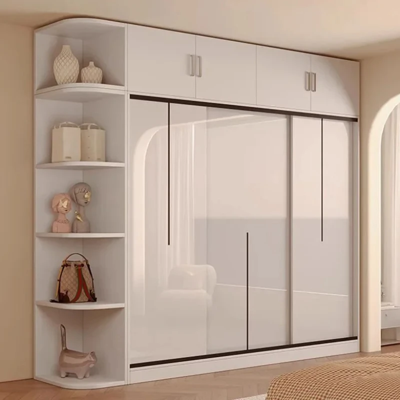 Stackable European Wardrobe Space Saving Wooden Bedroom Wardrobe Room Organization Closet De Madera De Ropa Room Furniture