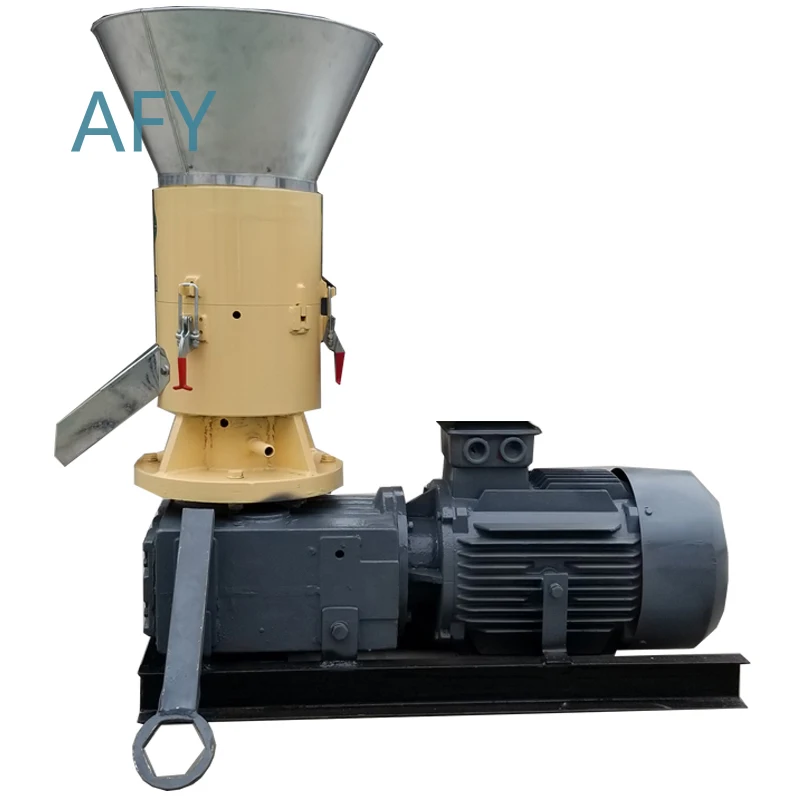 Biomass Pellet Machine for ZS-250 15KW 100-200KG H Sawdust Rice Husk Straw Wood Pelletizer Industrial Granulator Feed Pellet