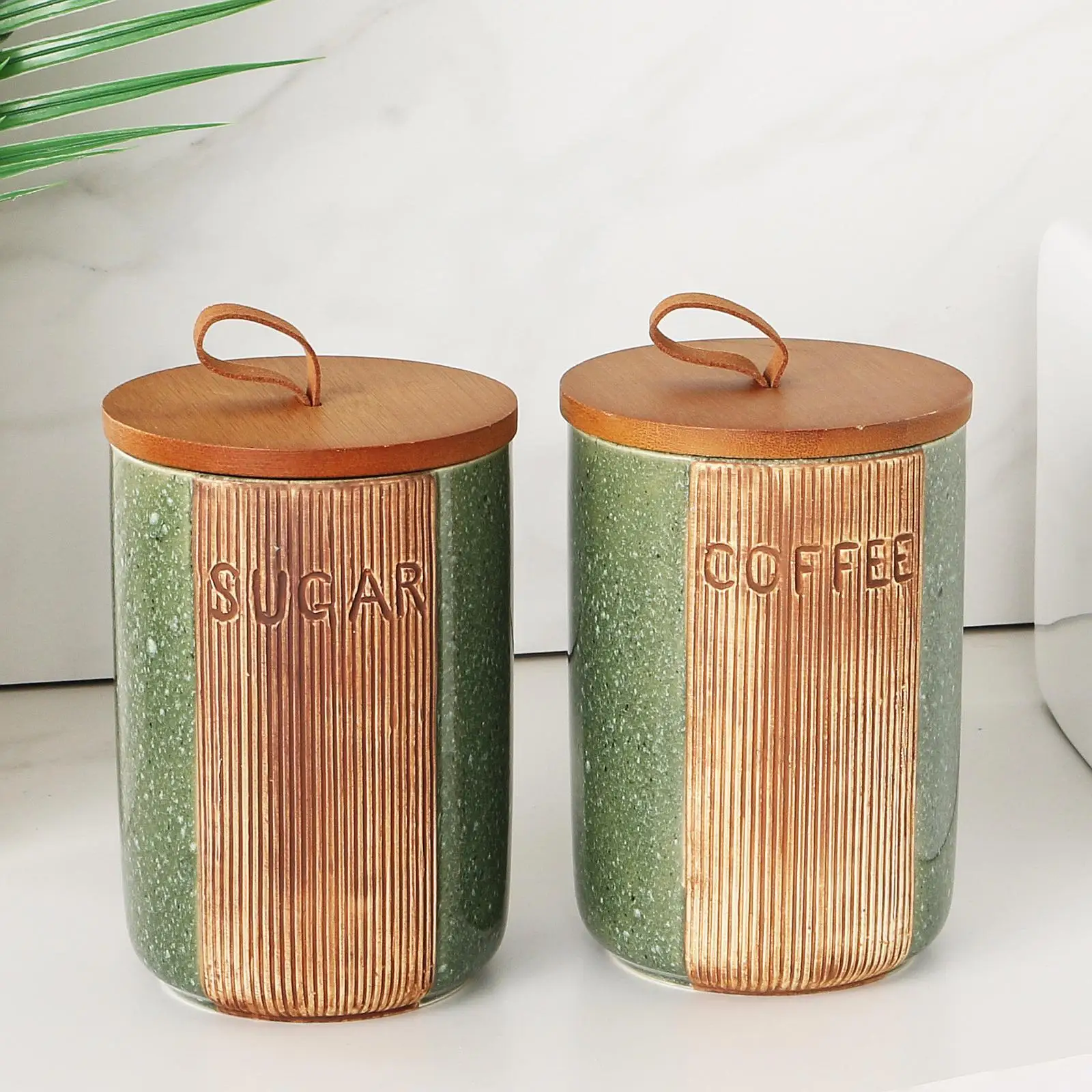 

Ceramic Food Farmhouse Decorative Kitchen Decor Seal Jar Kitchen Canister