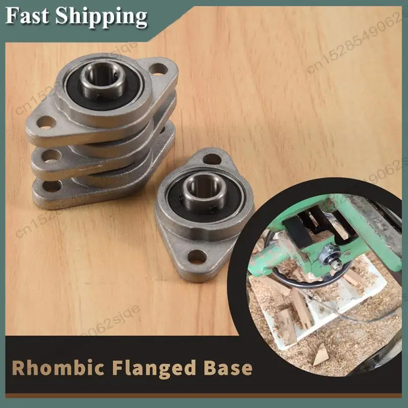 

-ABKM 4Pcs Kfl08 Pillow Block Bearing 8Mm Bore Diameter Zinc Alloy Rhombic Flange Bearing For Cnc