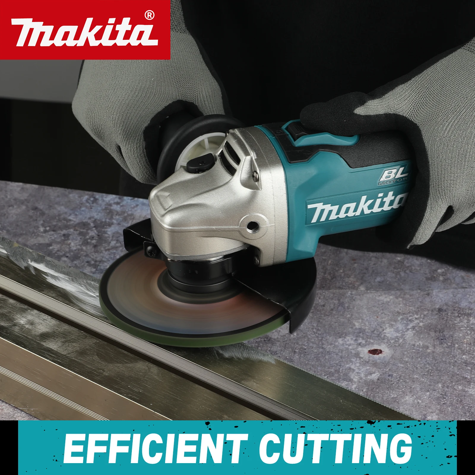

Makita DGA454 115 мм Бесщеточная литиевая электрическая угловая шлифовальная машина Перезаряжаемая режущая машина Полировальный станок высокой мощности 18 В