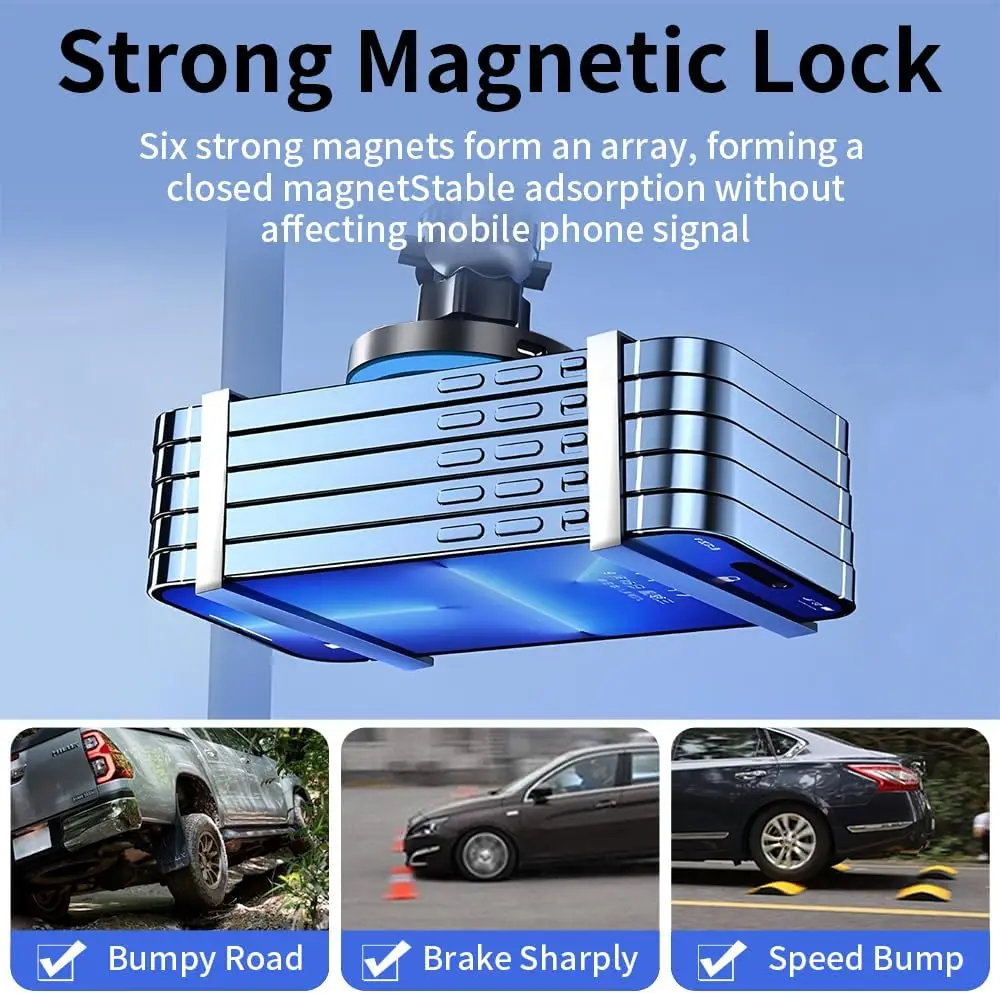 Magnetische Autotelefonhalterung für Kia K5 2021–2024 – kabelloses Ladegerät und Telefonständer