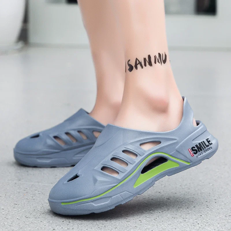 Nieuwe Collectie Witte Schoenen Vulkanisatie Sneakers Mannelijke Lucht Waterdichte Sandalen Luxe Merk Hoge Kwaliteit Anti-Slip Slippers Tennis