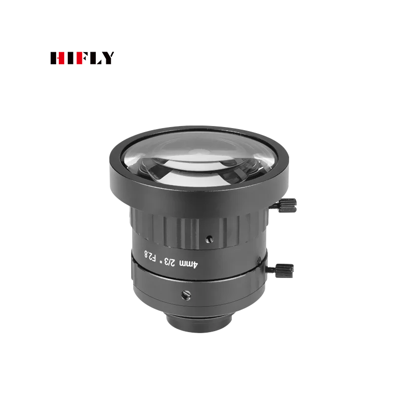 HIFLY 4mm 5MP 2/3 "C Mount دليل القزحية Fa العدسات آلة رؤية عدسة الكاميرا الصناعية