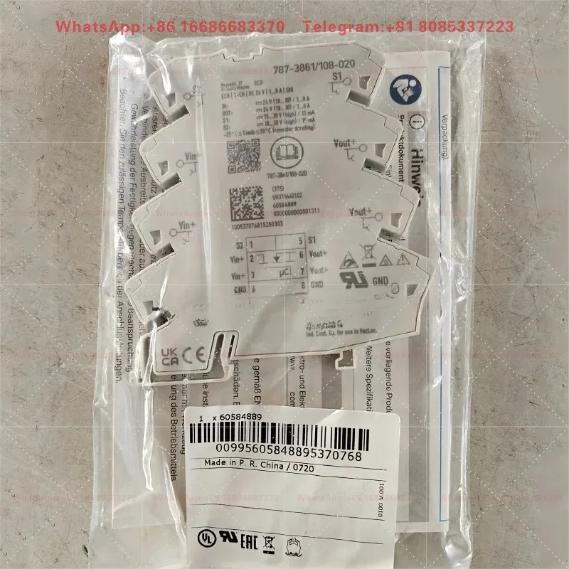 787-3861/108-020 Electronic Circuit Breaker 24 VDC Brand New Input Voltage Signal Contact